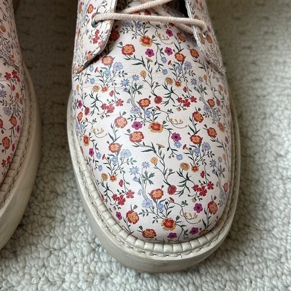 Schutz Mckenzie Floral Leather Boots Size 8.5 - Picture 4 of 12